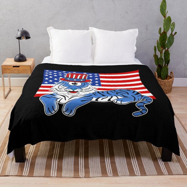 Item preview, 4th July Tiger American Flag designed and sold by doodlerob.