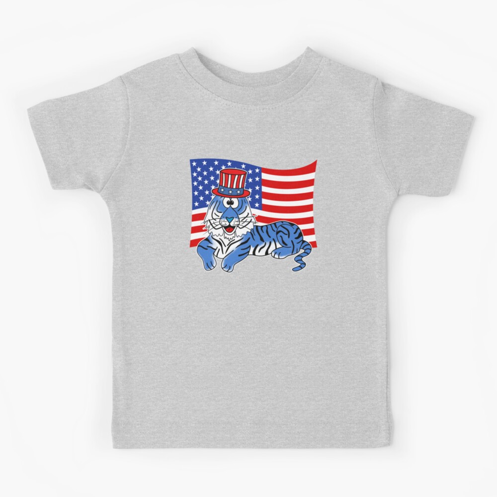 Detroit Tigers 4th of July American flag t-shirt by To-Tee