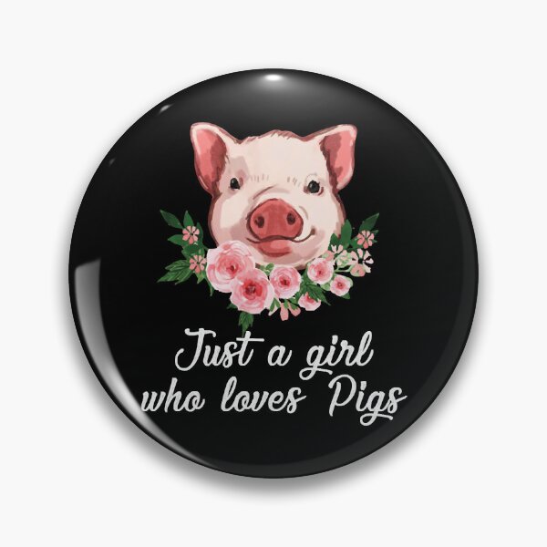 Item preview, Just a girl who loves pigs cute  designed and sold by DominichNailah.