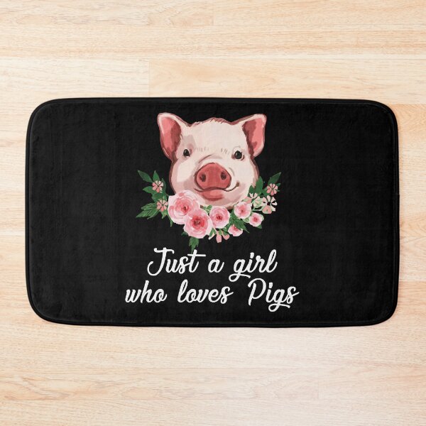 Item preview, Just a girl who loves pigs cute  designed and sold by DominichNailah.