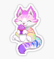 Pegatina Rainbow Kitty con Magdalena