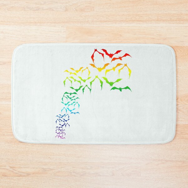 Item preview, Bats in rainbow colors designed and sold by Againstallodds.