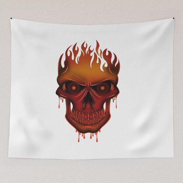 Item preview, Flame Skull designed and sold by Adamzworld.