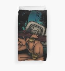 Mayan God Duvet Cover