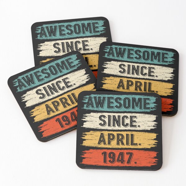 Item preview, 75 Years Old Gifts Awesome Since April 1947 75th Birthday designed and sold by MoHaCo.
