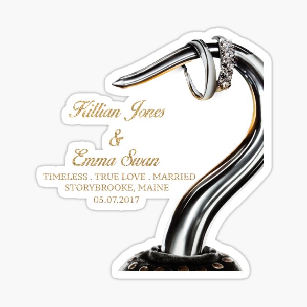 Captain Swan Wedding Sticker