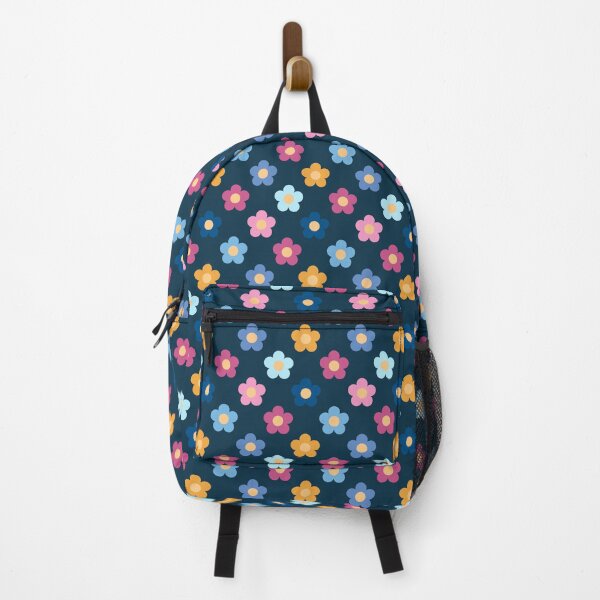 Item preview, Flower Pattern - Pink Blue & Yellow designed and sold by Kewy.