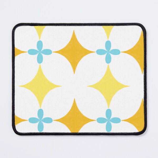 Item preview, handdrawn diamond and flower pattern designed and sold by studioMoSa.