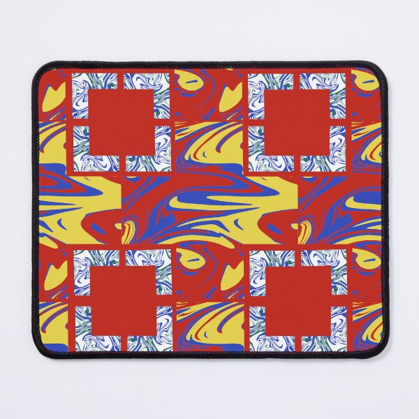 Item preview, Abstract Square Marble Red Pattern Design - Modern Marble Pattern - Pattern Lovers designed and sold by designerpriti.