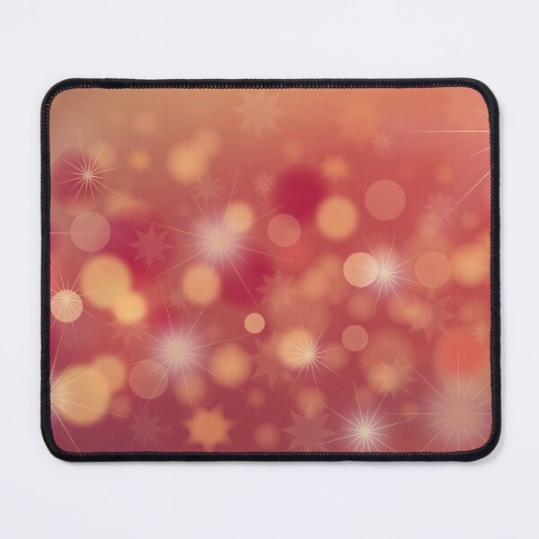 Item preview, Red Sparkle Bokeh Christmas Stars Pattern designed and sold by livianasgifts.