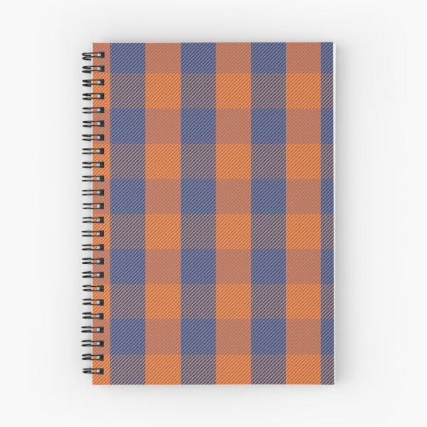 Item preview, Buffalo Plaid - Orange and Blue designed and sold by Christine Philbrick.