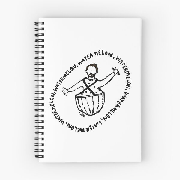 Item preview, Tom Rosenthal's watermelon outline designed and sold by WhenPigsSwim.
