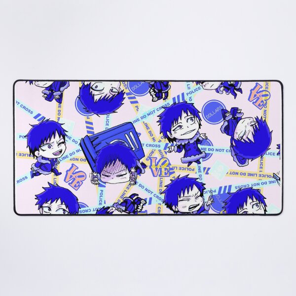 Aperçu de l'œuvre Durarara!! Izaya Orihara chibi throw blanket blue créée et vendue par angsty-angst.