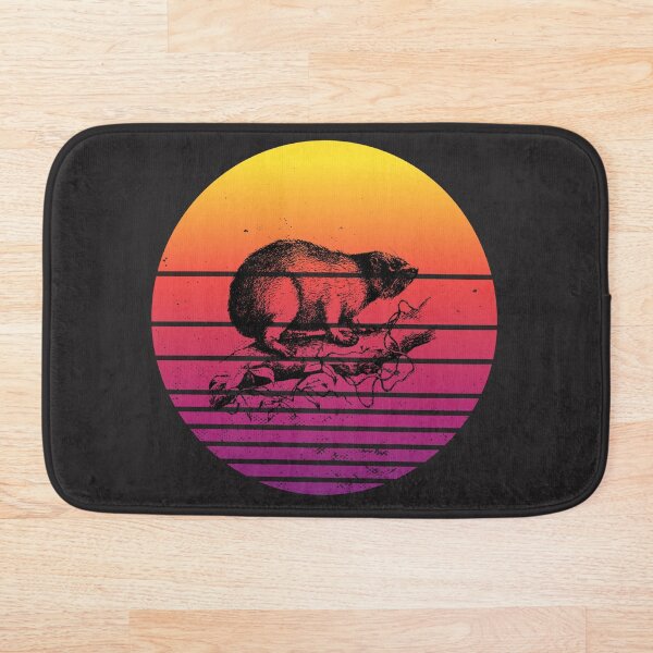 Item preview,  Vintage retro sunset beaver  animal designed and sold by dylan150488.