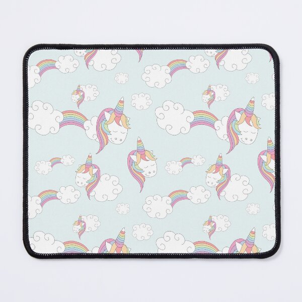Item preview, Unicorns and rainbows pattern designed and sold by studioMoSa.