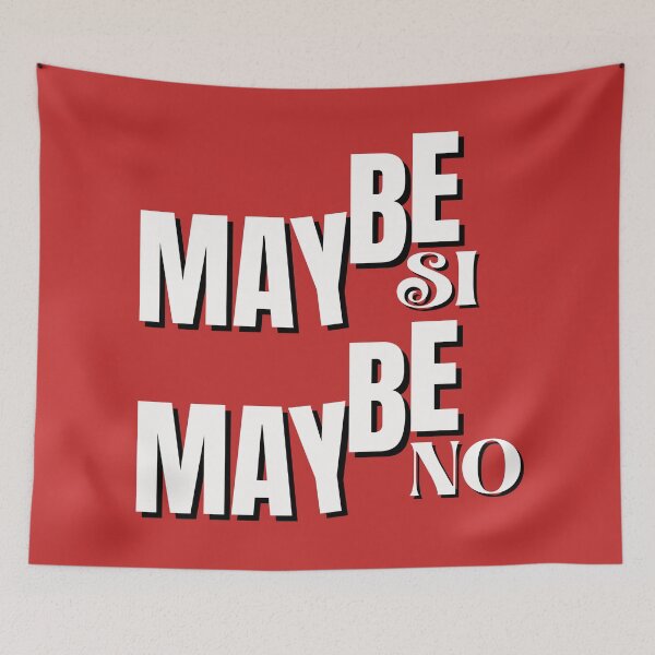 Item preview, Stephen King Quote - Maybe Si Maybe No designed and sold by humnoo.