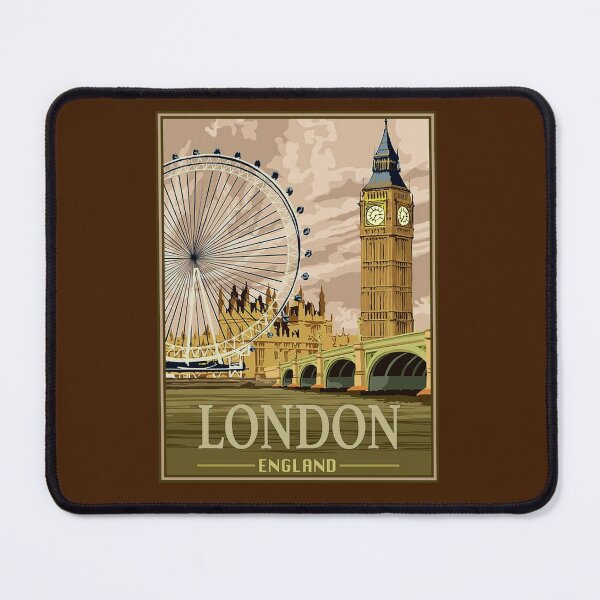 Item preview, LONDON ENGLAND : Vintage Travel and Tourism Print  designed and sold by posterbobs.