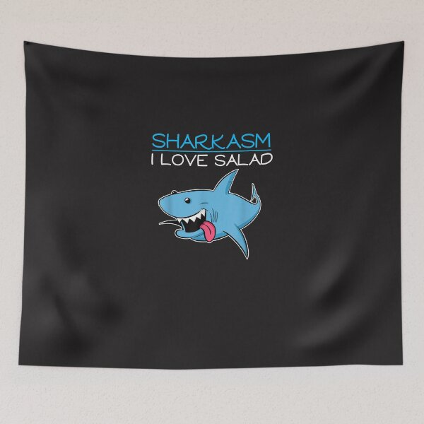 Item preview, FUNNY SHARK T-SHIRT Sharkasm Tee Sh designed and sold by budiaodflibb.