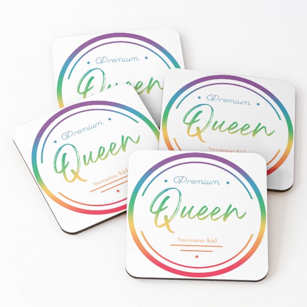 Item preview, Rainbow Premium Queen, Awesome Kid designed and sold by AlfabetDesign.