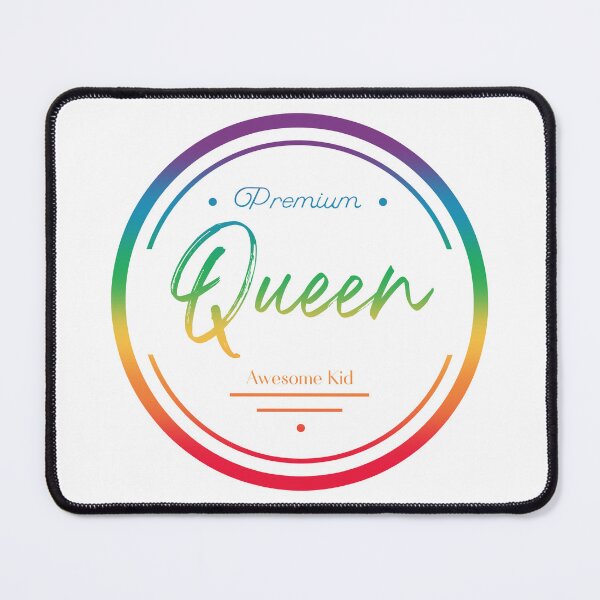 Item preview, Rainbow Premium Queen, Awesome Kid designed and sold by AlfabetDesign.