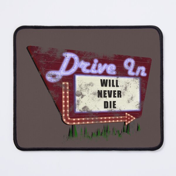 Item preview, The Drive-In Will Never Die designed and sold by Flush Gorden.