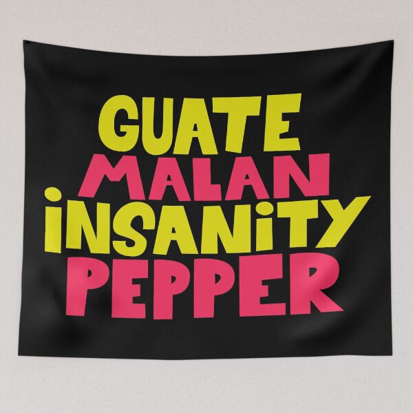 Item preview, Guatemalan Insanity Pepper - Simpsons - Cult Series - Chilli - Typography Art designed and sold by Boogosh.