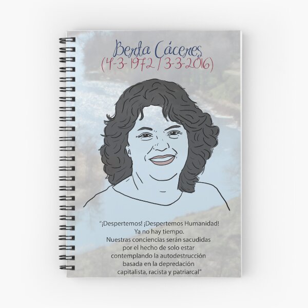 Item preview, Berta Caceres (with quote in Spanish) designed and sold by RebelPurpleGirl.