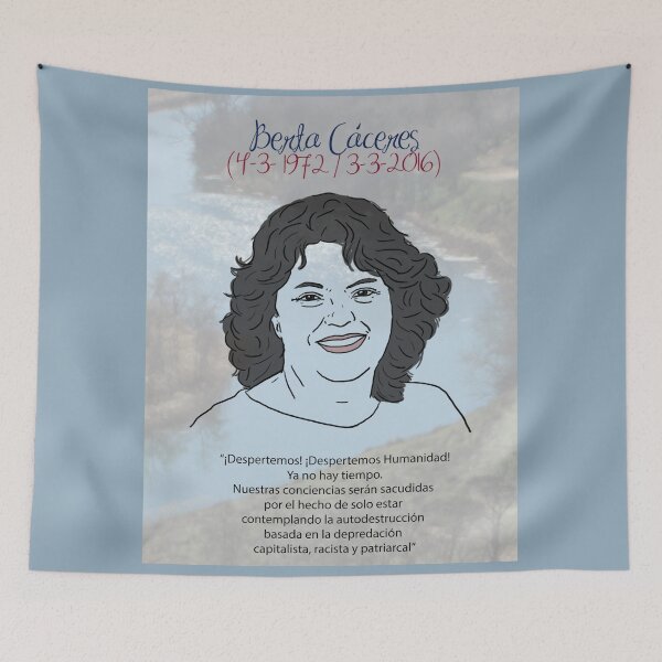 Item preview, Berta Caceres (with quote in Spanish) designed and sold by RebelPurpleGirl.