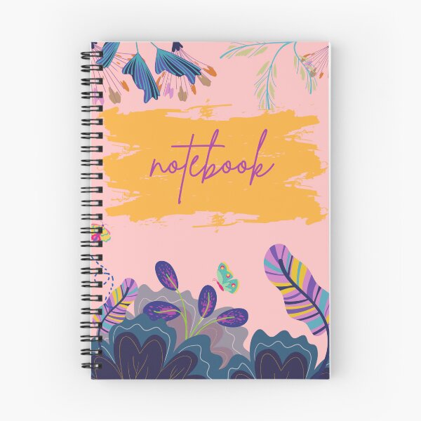 Item preview, floral notebook designed and sold by MIOxo.