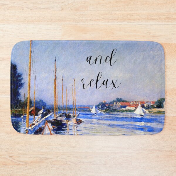 Item preview, Relaxing scene with boats on water designed and sold by S-and-W-4ever.