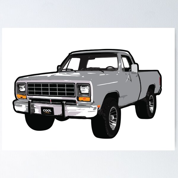 Item preview, Grey 80s DR Truck designed and sold by CoolRide.