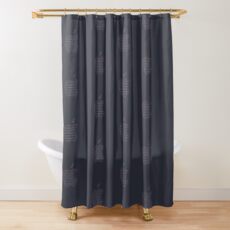 WWDC 2016 ASCII Logo (Dark Version, Small Font Size) Shower Curtain