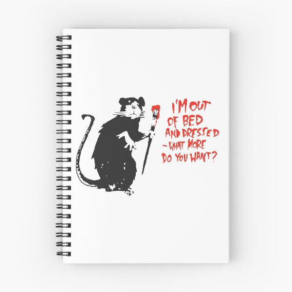 Item preview, Out Of Bed Rat - Banksy designed and sold by Teecha.