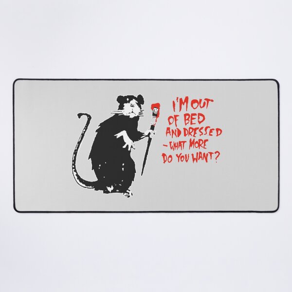 Item preview, Out Of Bed Rat - Banksy designed and sold by Teecha.