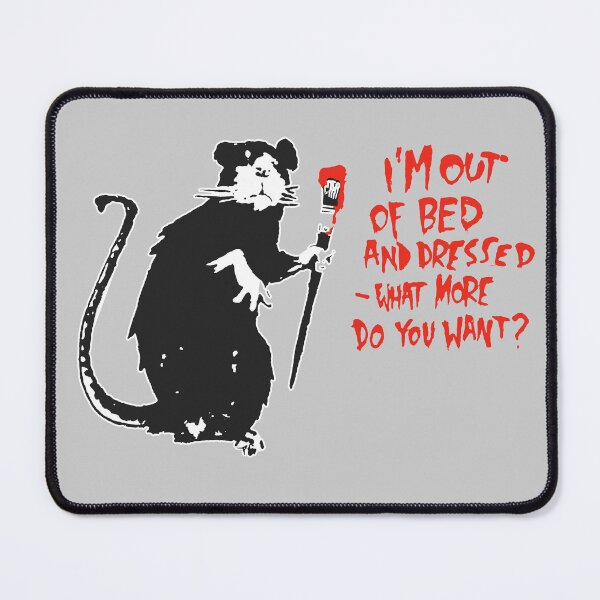 Item preview, Out Of Bed Rat - Banksy designed and sold by Teecha.