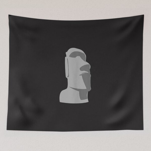 Item preview, Hawaiian Luau Gray Moai Easter Island Tiki Gift  designed and sold by budiaodflibb.