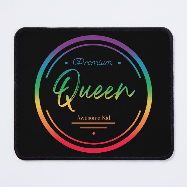 Item preview, Rainbow Premium Queen, Awesome Kid - Black designed and sold by AlfabetDesign.