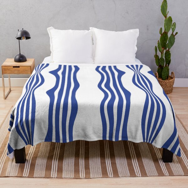 Item preview, Vertical Blue And White Striped designed and sold by therkmr.