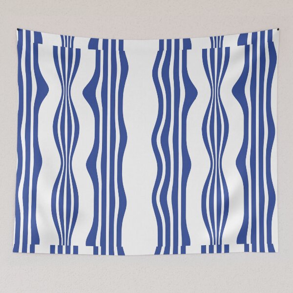 Item preview, Vertical Blue And White Striped designed and sold by therkmr.