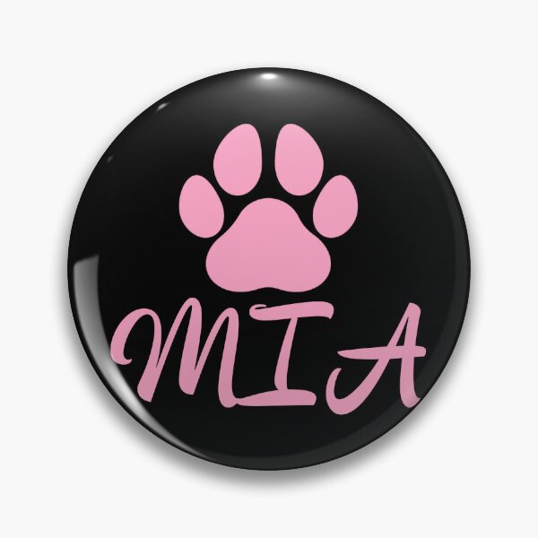 Item preview, Pink Dog Name Mia designed and sold by Foofighter01.