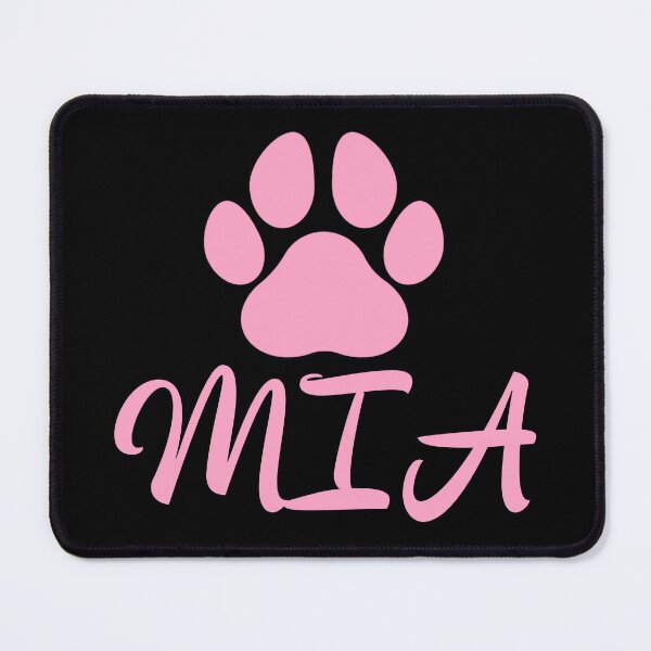 Item preview, Pink Dog Name Mia designed and sold by Foofighter01.