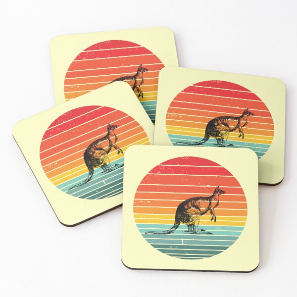 Item preview, Australian vintage retro kangaroo animal designed and sold by dylan150488.