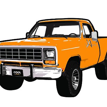 Yellow 80s DR Truck Yellow 80s DR Truck