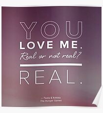 You Love Me, Real or Not Real? Poster