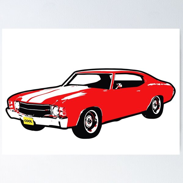 Item preview, Red 1971 CC Muscle Car designed and sold by CoolRide.