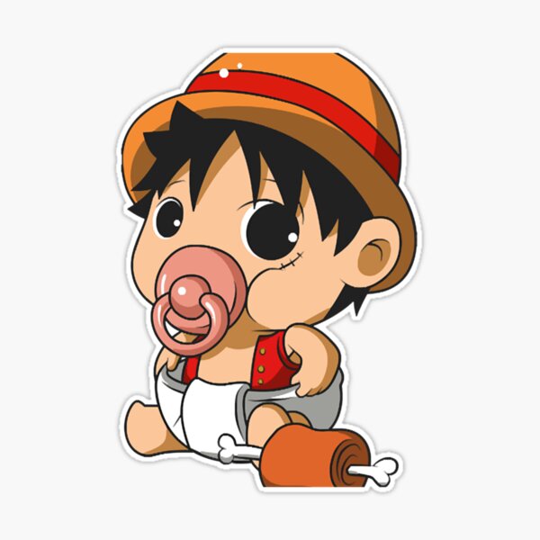 menggambar luffy