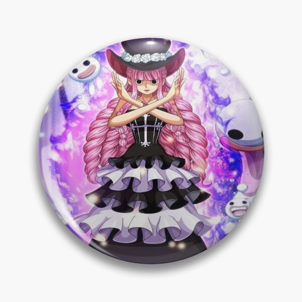 Original Anime ONE PIECE / Perona Metal Pin Badge Collectible Rare