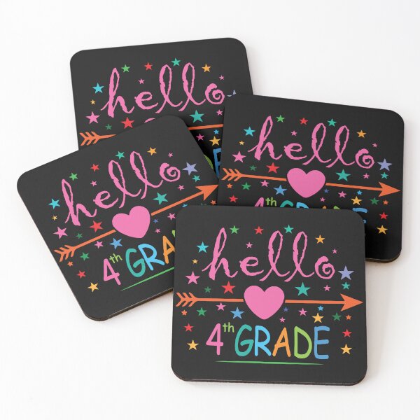 Item preview, Back to School - Hello 4th Grade designed and sold by designclub.