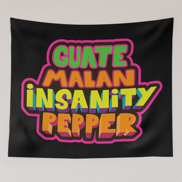 Item preview, Guatemalan Insanity Pepper - Simpsons - Cult Series - Chilli - Typography Art designed and sold by Boogosh.