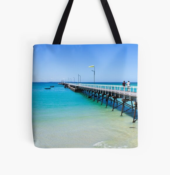 Item preview, Beachport Jetty on a perfect day, South Australia designed and sold by Elana Bailey.
